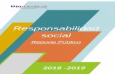 Responsabilidad social - biomedicalgdl.com.mx · La responsabilidad social es una parte fundamental de COMERCIALIZADORA BIOMEDICAL, trabajamos siempre en mantener un equilibrio entre