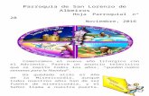Parroquia de San Lorenzo de Albeiros… · Web viewNOVENA DE LA INMACULADA La celebraremos todos los días desde el 30 de Noviembre, a las 6, 45 de la tarde. Honremos a Nuestra Madre
