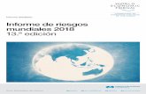 Informe Global de Riesgos 2018 - Marsh · Fax: +41 (0) 22 786 2744 contact@weforum.org El Foro Económico Mundial publicó el Informe de riesgos globales 2018, 13. ª edición. La