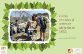 Visitas escolares al centro de adopción de ANAA · 2017-09-06 · Visitas escolares al centro de adopción de ANAA Curso escolar 2017-2018. Actividades para el alumnado de E. primaria