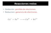 Oxidación: perdidade) electrones. Reduccion: gananciade) …depa.fquim.unam.mx/amyd/archivero/REACCIONESREDOX_25578.pdf · 2013-10-28 · Balanceode) reaccionesredox 1) Escriba)la