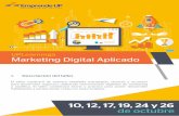 UPLearninga Marketing Digital Aplicado...Ha realizado capacitaciones internas a empresas como Interbank, Jockey Plaza y Rosatel. Certificado en Inbound Marketing por Hubspot. VII.