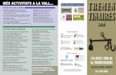 MÉS ACTIVITATS A LA VALL - Alt Urgell 2016.pdf · (inclou 2 xampús, 2 cremes hidratants i 1 llapis labial) Taller d’elaboració de sabons. 3 de juliol al matí o 20 d’agost