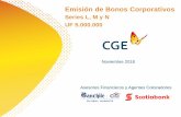 Emisión de Bonos Corporativos - CGE€¦ · La información contenida en este documento es una breve descripción de las características de la futura emisión y de la entidad ...