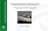 Reproducción del murciélago ratonero patudo, Myotis capaccinii€¦ · En el marco del Programa de Emergencias, Control Epidemiológico y Seguimiento de la Fauna Silvestre de Andalucía