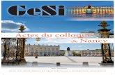 Actes du colloque - Les IUT · 2018-04-25 · Place Stanislas avec l’hôtel de ville de Nancy. N°88 // DÉCEMBRE 2016 // ACTES DU COLLOQUE DE NANCY / 3 ... ACTES DU COLLOQUE DE