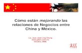 Cómo están mejorando las relaciones de Negocios entre ... · • En 1993 surgieron las primeras fricciones comerciales, cuando México aplicó cuotas compensatorias e impuestos