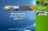 Anuario de la opinión pública vasca 2011...4.1.2.10 – Criterios determinantes en la decisión de no votar ..... 187 Gabinete de Prospección Sociológica Anuario de la opinión