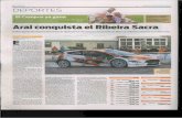 Comezo - Federación Galega de Automobilismo · moto Katsuta, abandonó en el quinto tramo de la prueba, debi- do a una fuerte salida de carrete- ra sin consecuencias más que para