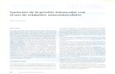 Variación de la presión intraocular con el uso de ...repebis.upch.edu.pe/articulos/actas.peru.anestesiol/v11n2/a4.pdf · En cuanto a los relajantes musculares competitivos, como