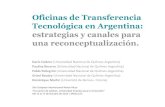 Oficinas de Transferencia Tecnológica en Argentina ...redue-alcue.org/segundocongreso/documentos/ponencias/1DarioCo… · noción de transferencia tecnológica La transferencia de