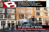 Aprender lenguas: un quehacer social - CDL Alicante | Colegio Oficial de … · 2011-04-04 · Aprender lenguas: un quehacer social La lectura, ... * En el caso de que se agote este