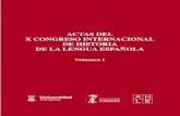 Portada, créditos e índice · Actas del X Congreso Internacional de Historia de la Lengua Española Zaragoza, 7-11 de septiembre de 2015 Editadas por María Luisa Arnal Purroy Rosa