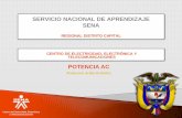 SERVICIO NACIONAL DE APRENDIZAJE SENAafaosenaceet.scienceontheweb.net/slides/Power AC.pdf · 2012-10-20 · servicio nacional de aprendizaje sena regional distrito capital centro