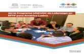 2018 Programa UNEVOC de Liderazgo en EFTP para América Latina · Programa UNEVOC de Liderazgo en EFTP para América Latina 8 Módulo 1: EFTP - Visión para el cambio 1.1. Objetivos