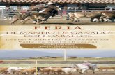 FERIA DE MANEJO€¦ · FERIA DE MANEJO DE GANADO CON CABALLOS El próximo mes de junio, se celebrará la feria de manejo de ganado a caballo, en la localidad de Sarvisé (Huesca).
