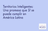 Territorios Inteligentes: SI se puede cumplir en América LatinaTerritorios Inteligentes: Una promesa que SI se puede cumplir en América Latina El 80% del PIB mundial se genera en
