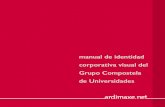 manual de identidad corporativa visual del Grupo ...web.gcompostela.org/wp-content/uploads/2019/06/GCU... · rediseño de logotipo del Grupo Compostela de Universidades 2 7 12 17