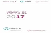 04.- Memoria 2017 - Fisevifisevi.com/images/transparencia/MemoriaActividades2017.pdf · 2018-10-20 · 4 / 101 MEMORIA DE ACTIVIDADES 2017 1. RESUMEN DE SEGUIMIENTO DEL GRADO DE EJECUCIÓN