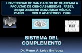UNIVERSIDAD DE SAN CARLOS DE GUATEMALA ......4. Quimiotaxis de fagocitos, Cel.LT, 5. migración, adherencia y agregación Efectos de las CININAS 1. Incremento de la permeabilidad vascular