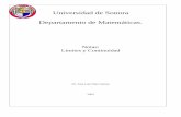 Universidad de Sonora Departamento de Matemáticas.mat.uson.mx/~jldiaz/Documents/Limites/Notas Lim-Cont.pdf · 2. CÁLCULO DE LÍMITES En esta sección se establecen las propiedades