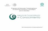 Programa de Doctorado Transdisciplinario en Desarrollo …transdisciplinario.cinvestav.mx/Portals/transdisciplinario/SiteDoc... · para los mexicanos. ¿Có i l i l d Cómo potenciar