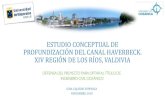 Estudio conceptual de profundización del canal …...2018/11/28  · ESTUDIO CONCEPTUAL DE PROFUNDIZACIÓN DEL CANAL HAVERBECK. XIV REGIÓN DE LOS RÍOS, VALDIVIA DEFENSA DEL PROYECTO