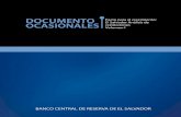 DOCUMENTO Pacto para el crecimiento: El Salvador …...Banco Central de Reserva de El Salvador Documentos Ocasionales Pacto para el Crecimiento: El Salvador Análisis de restricciones