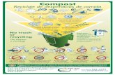 Compost Reciclaje de desperdicios de comida€¦ · Compost Reciclaje de desperdicios de comida Fruit, vegetables & peelings Pasta, rice, bread, tea bags, coffee grounds & filters