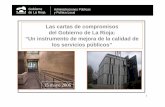 Las cartas de compromisos del Gobierno de La Rioja: “Un ......Servicios Compromisos Indicadores. 11 Gobierno de La Rioja Administraciones Públicas y Política Local Contenido de