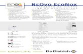 Feuillet technique NeOvo EcoNox...3 MODELOS Caldera Potencia útil calefacción 80/60 C kW Conexión Estanca (1) Cuadro de control IniControl 2 ver p 13 Modelos sin equipar:solo para