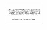 Gobierno Abierto de Navarra - COMUNIDAD FORAL NAVARRA · 2018-07-20 · PROYECTO DE MODIFICACIÓN DE TRAZADO DE LÍNEA DE ALTA TENSIÓN, 20-13,2 KV, DESDE APOYO FIN DE LÍNEA JUNTO