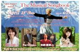 12 The Musical Songbook - Body & Soul...1 The Musical Songbook 映画音楽界も手がける宮本貴奈プロデュースのミュージカル名曲特集。 ジャズポップ界トップを駆け抜ける歌姫シャンティ(Body＆Soul初出演)をゲストに迎えて。
