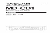MD-CD1 Jpn C - TASCAM (日本)記号は行為を強制したり指示する内容を告げるものです。図の中に具体的な指示内容（左図の場合は電源プラグをコンセントから抜け）が描かれています。2