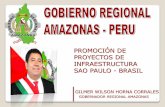 PROMOCIÓN DE PROYECTOS DE INFRAESTRUCTURA SAO … · Red Dorsal Nacional de Fibra Óptica - Capitales de Provincia - Región Amazonas 6 capitales de provincia 76 mil 25.3 Proyecto