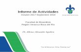 Informe de Actividades - Universidad Veracruzana · I. Oferta educativa de calidad 2. Planta académica 3. Apoyo al estudiante 4. Investigación, innovación y desarrollo tecnológico