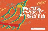 Bona Festa Major! - Diari de Sabadell · 2018-08-28 · 6 6 eL FIL De La Festa traDICIonaL DIjoUs 6 De seTeMbRe De 18 a 1 h ANIMALADA 2018 Pg. de la Plaça Major DIveNDRes 7 De seTeMbRe