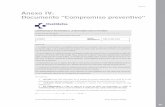 Anexo IV: Documento “Compromiso preventivo” · 2016-07-29 · 95 Anexos Anexo IV: Documento “Compromiso preventivo”