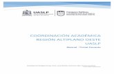 coordinación académica región altiplano oeste uaslpsalinas.uaslp.mx/Documents/Profesor/Manual_Portal_Docente.pdf · campos se van habilitando con respecto a las fechas establecidas