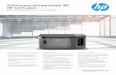 Soluciones de impresión 3D HP Jet Fusion · y el prototipado. 9 13 14 4 8 5 Produce más piezas al día1 con la estación de procesado 3D HP Jet Fusion: Gracias a la impresión continua