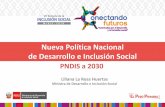 Nueva Política Nacional de Desarrollo e Inclusión Social · clave para financiar avances en desarrollo e inclusión social. • Aumento del gasto social en DIS en términos absolutos