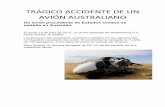 TRÁGICO(ACCIDENTE(DE(UN( AVIÓN(AUSTRALIANO( TRÁGICO(ACCIDENTE(DE(UN(AVIÓN(AUSTRALIANO(Un avión procedente de Estados Unidos se estrella en Australia. El lunes 16 de julio de 2012,