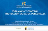 VIGILANCIA Y CONTROL PROTECCIÓN DE DATOS PERSONALES · 2018-03-02 · Verificación de adopción de Manual de políticas y procedimientos – Responsabilidad Demostrada: (literal