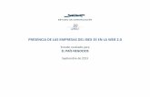 PRESENCIA DE LAS EMPRESAS DEL IBEX 35 EN LA WEB 2 sobre la presencia de las empresas del Ibex 35 en