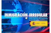 DEL 27 NOVIEMBRE AL 3 DICIEMBRE 2017 · informe semanal | del 27 noviembre al 3 diciembre 2017 llegadas de inmigrantes irregulares a espaÑa por vÍa marÍtima y terrestre por vÍa