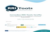 Jornadas RRI Tools Sevilla - eshorizonte2020 · 10.15– 11.15 Presentación sobre la Investigación e Innovación Responsables (RRI) en Europa y las herramientas para implementarla