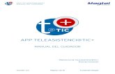 APP TELEASISTENCI@TIC+teleasistencia.magtel.es/images/manual-v3.pdf · Servicio Andaluz de Teleasistencia (SAT), por lo que ante cualquier situación de riesgo, emergencia, o accidente
