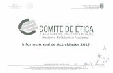 Inicio - IPN · 2018-05-28 · Comité de Etica v dc Prevención dc Conflictos de Interescs Hoja de firma de los integrantes del Comité de 11 Lic. Francisco Hiram García Alonso