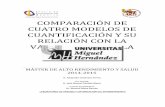COMPARACIÓN DE CUATRO MODELOS DE CUANTIFICACIÓN Y …dspace.umh.es/bitstream/11000/1826/1/Javaloyes Torres, Alejandro.… · Los modelos de cuantificación pretenden analizar la