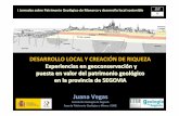 Asociación Geología de Segovia Área de Patrimonio ... · Promover, difundir, coordinar y organizar trabajos de investigación en el ámbito de la geología. Promocionar la enseñanza